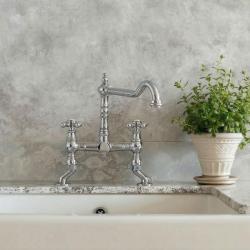 Nostalgická kuchynská batéria nerezová oceľ V1979RVSST