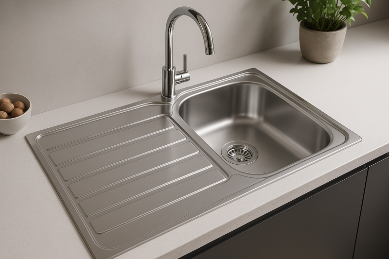 Franke Spark SKX 611 nerezový drez s odkvapávačom 86x50cm 101.0315.545