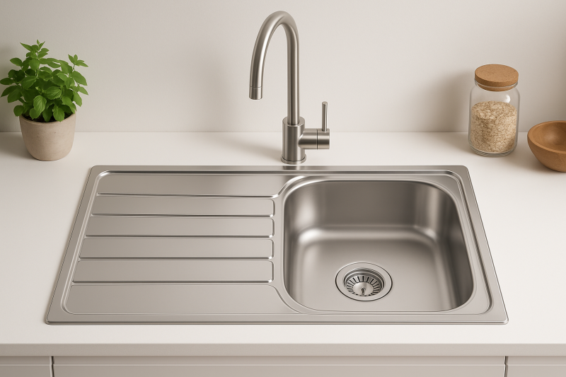 Franke Spark SKX 611 nerezový drez s odkvapávačom 86x50cm 101.0315.545