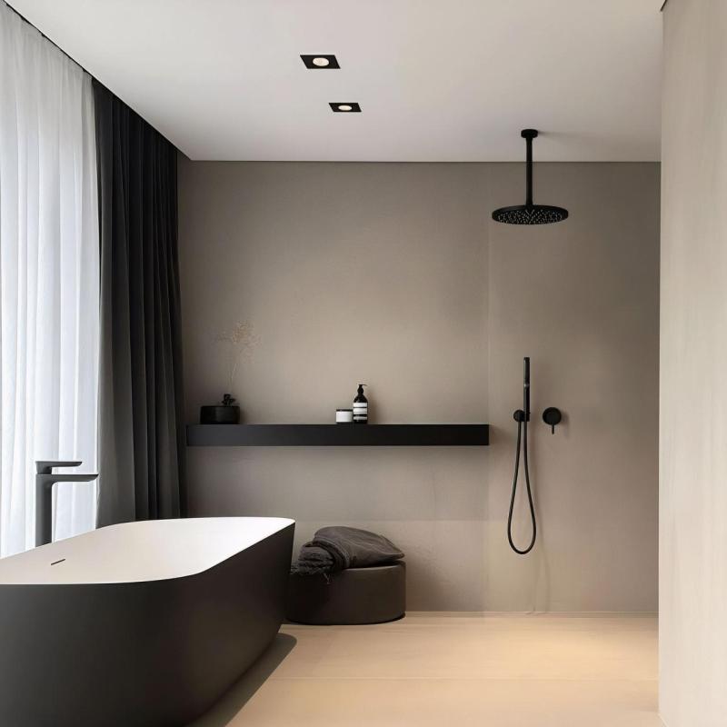 Vodná revolúcia Flow Vstavaná batéria Matná čierna 1208512422