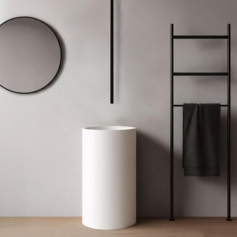 Waterevolution Flow stropná umývadlová batéria výtok matná čierna T1678PR