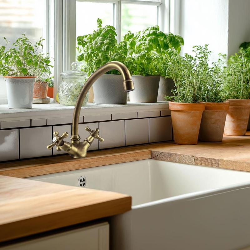 PB Nostalgická kuchynská batéria V1905 Bronz 1208606672