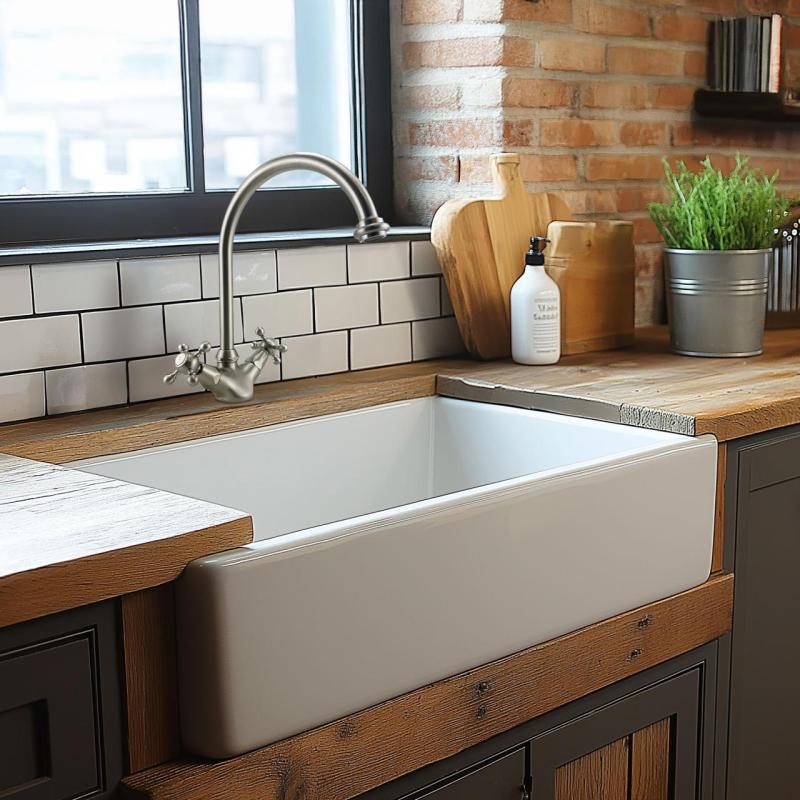 PB Nostalgická kuchynská batéria V1905 nerezová oceľ