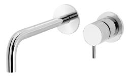 Waterevolution Flow vstavaná batéria k umývadlu, chróm, výtok 15 cm T116B01-15