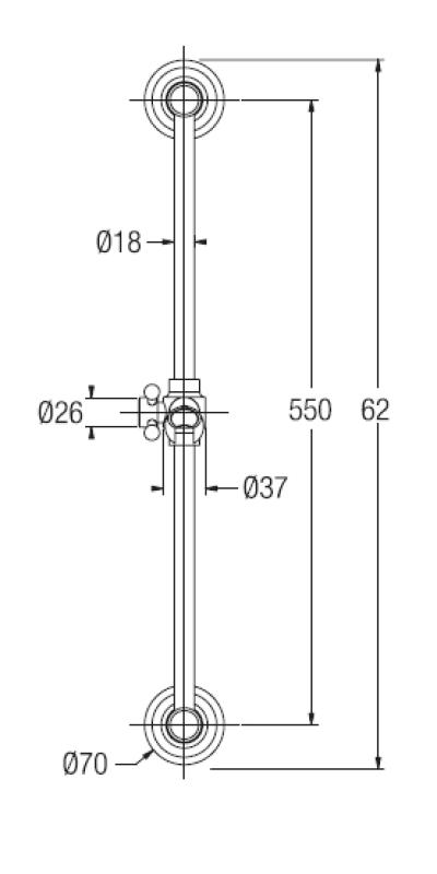 PB klasická sprchová súprava s ručnou sprchou a sprchovou hadicou bronz 1208899102