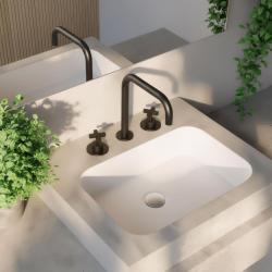 Waterevolution Cruz 3-otvorová umývadlová batéria matná čierna 1208916602