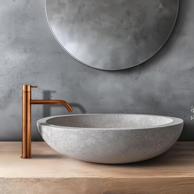 Waterevolution Flow umývadlová batéria pre umývadlá PVD brúsená meď T115CPE