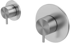 Waterevolution Flow vstavaný sprchový termostat s jedným prepínacím ventilom, úplne z nehrdzavejúcej ocele 1208920976