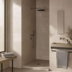 Waterevolution Flow vstavaný sprchový termostat s jedným prepínacím ventilom, úplne z nehrdzavejúcej ocele 1208920976