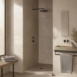 Waterevolution Flow vstavaná sprchová termostatická batéria s 1 uzatváracím ventilom, matná čierna 1208920977