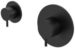 Waterevolution Flow vstavaný sprchový termostat s 1 prepínacím ventilom matná čierna 1208920978