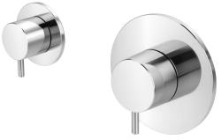 Waterevolution Flow vstavaný sprchový termostat s 1 prepínacím ventilom, chróm 1208920984