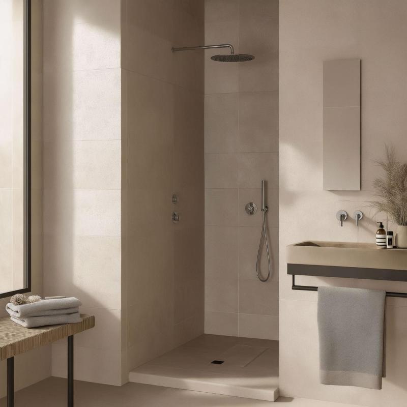 Waterevolution Flow vstavaný sprchový termostat s 1 prepínacím ventilom, chróm 1208920984