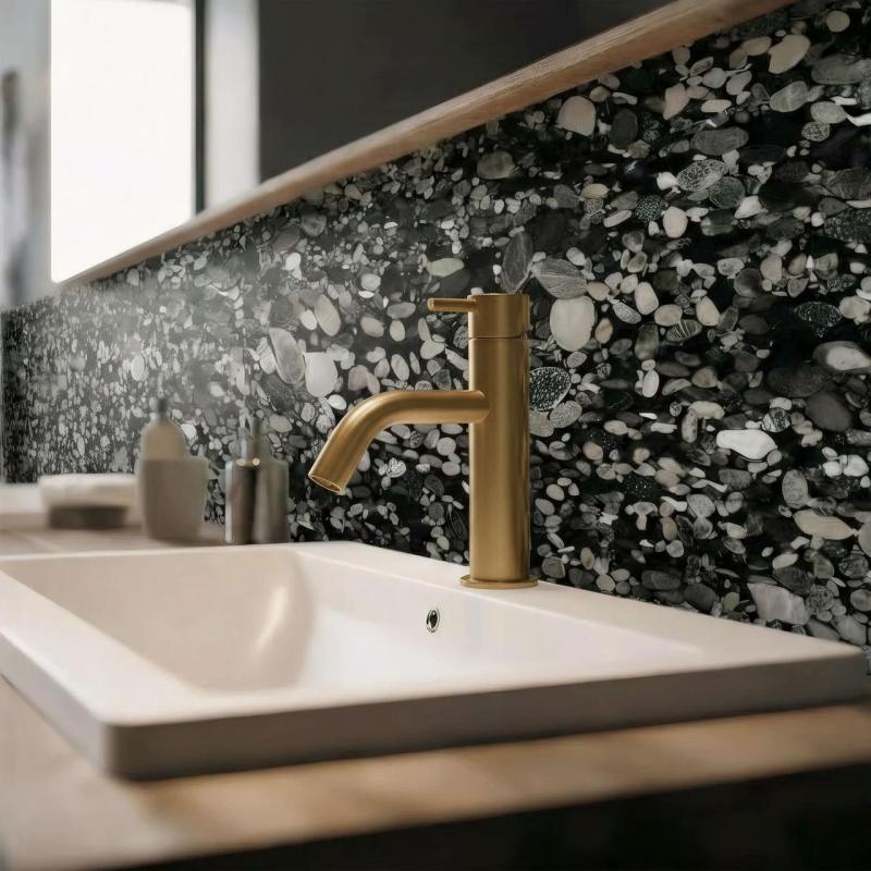 Waterevolution Flow fontánová batéria z leštenej mosadze T1101ALE