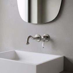 Nostalgická vstavaná umývadlová batéria PB Vintage s výtokom 21 cm z nehrdzavejúcej ocele