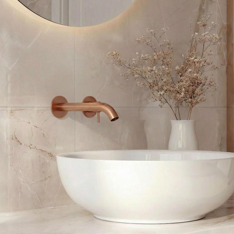 SB Round 316 vstavaná umývadlová batéria z nehrdzavejúcej ocele 102 mm.