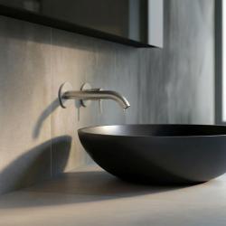 SB Round 316 vstavaná umývadlová batéria nerezová oceľ 132 mm