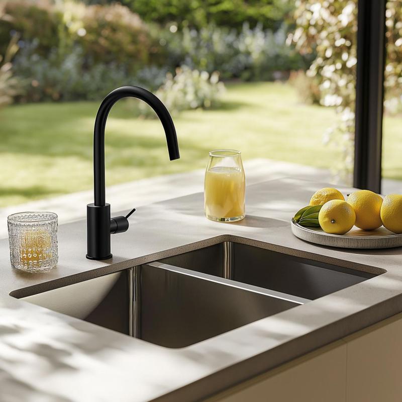 Franke Mythos MYX 160.34.16 BL jeden a pol nerezový drez na zabudovanie 34+16cm 122.0638.273