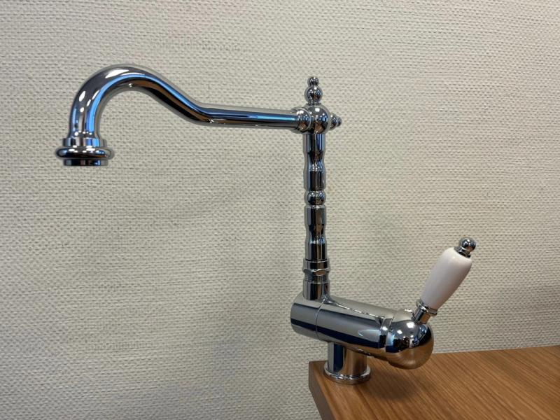 PB Vintage Nostalgická kuchynská batéria, oknová batéria, sklopná, chróm 1208953755