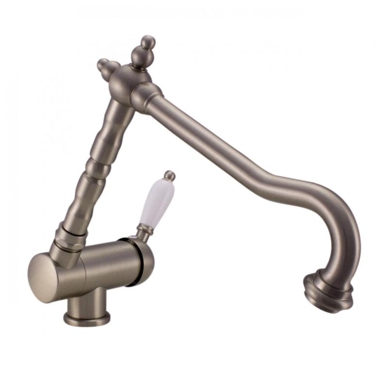 PB Vintage Nostalgická kuchynská batéria, skladacia batéria na okno, nerezová oceľ 1208953757