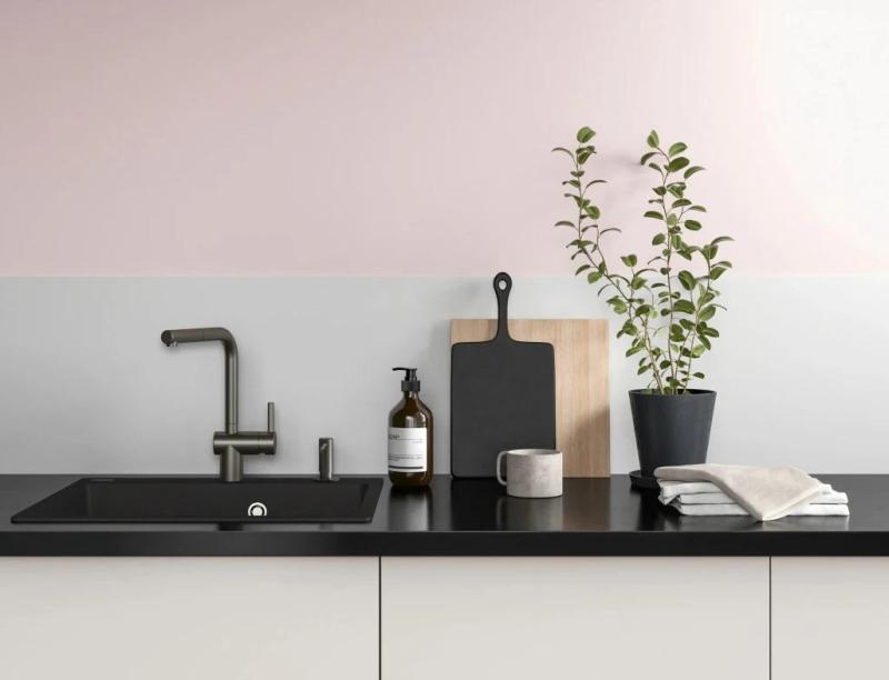 Franke Kuchynská batéria Atlas Neo s výsuvným výtokom pvd gun metal 115.0628.210