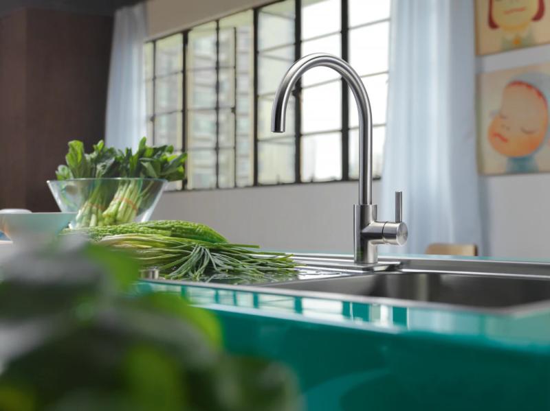 Franke Kuchynská batéria Eos Neo s otočným výtokom, celonerezová 115.0590.044