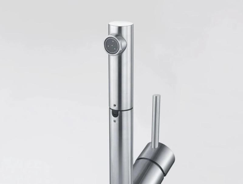 Franke Orbit masívna kuchynská batéria z nehrdzavejúcej ocele s výsuvným výtokom inox 115.0569.461