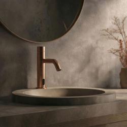 Waterevolution Flow elektronická umývadlová batéria s infračerveným senzorom na batérie Meď T110ECPE