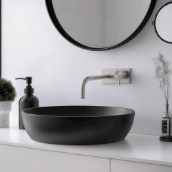 Vodovodná batéria Watervolution Flow s krycou doskou, celá z nehrdzavejúcej ocele, s výtokom 15 cm T1161BIE-15