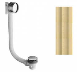 Waterevolúcia prepad vane s kombináciou napúšťania vane PVD Light Gold B1ENCHWGE