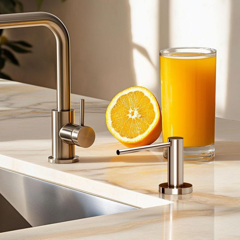 Quadri Swindon Luxe vstavaný dávkovač mydla, chróm, dopĺňanie zhora, 1208956049