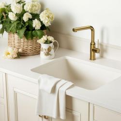 Quadri Stamford kuchynská batéria zlata s výsuvným výtokom 1208956084