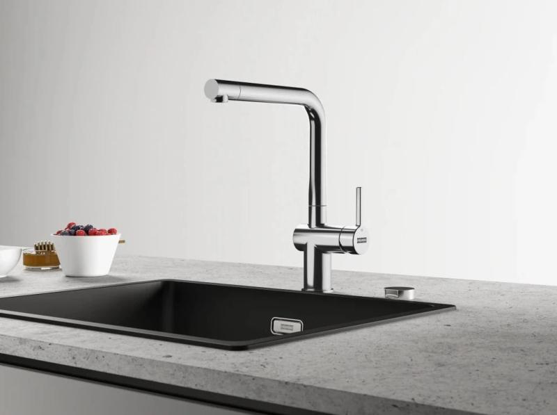 Franke Active L Kuchynská batéria chróm s výsuvnou sprchovou hlavicou 115.0653.379