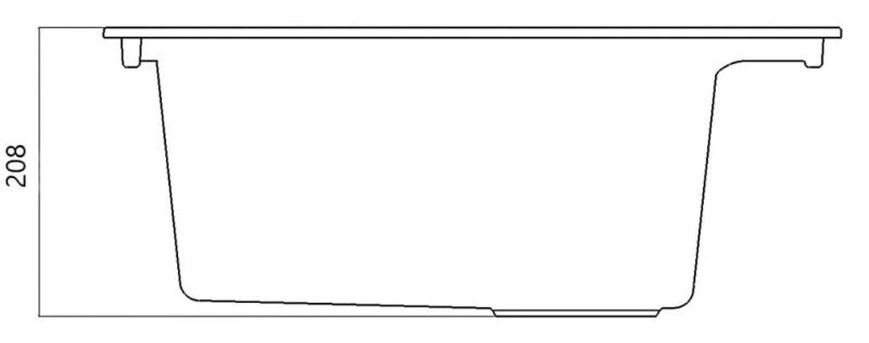 Betónová sivá nadstavbová umývadlo 58x53 cm s otvorom na batériu a nerezovou zátkou 1208956771