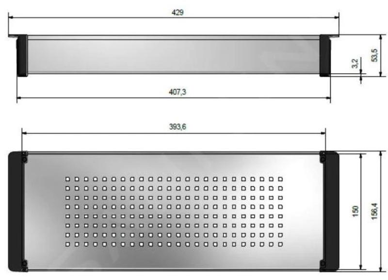 Franke Kubus 2.0 vkladacia miska nerezová oceľ 429x156mm model viazaný 112.0394.981