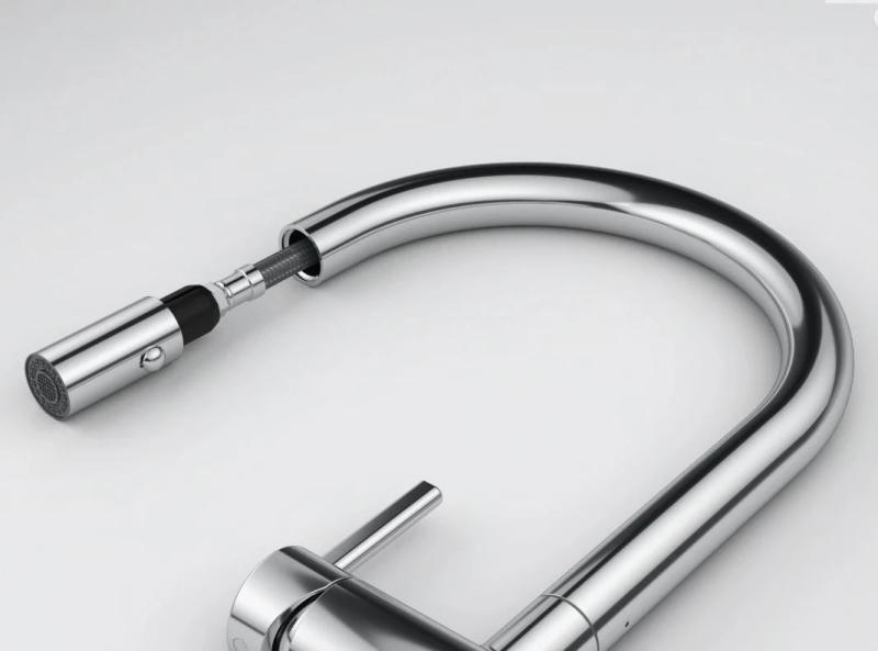 Franke Active J Kuchynská batéria chróm s výsuvnou sprchou 115.0653.401