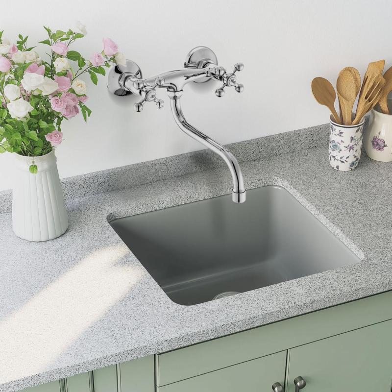 AquaTrimo Vivaldi klasická kuchynská nástenná batéria chróm 21VV7068CM