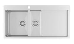 Ausmann Oder Blue 1,5 rvs drez 100x51cm na úrovni a na povrchu s odkvapkávačom 1208957128