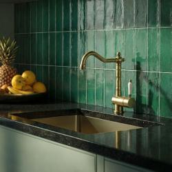 Edward Nostalgická kuchynská batéria s otočným výtokom Bronz klasický 1208957129