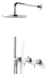 Waterevolution Flow vstavaná sprchová súprava chróm s termostatom, dažďovou sprchou a ručnou sprchou 1208957343