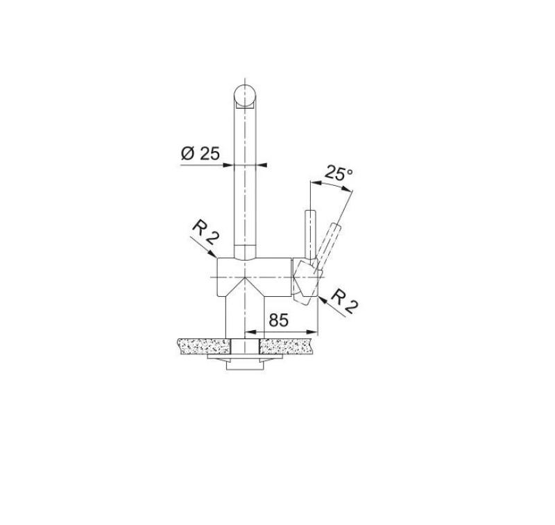 Franke zlatá kuchynská batéria Atlas Neo s vytiahnuteľným výtokom pvd zlato 115.0681.242
