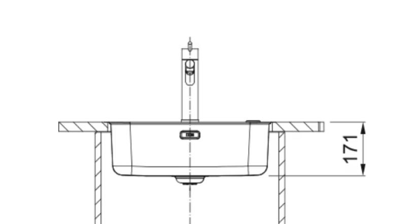 Franke Smart SRX 210.50 T nerezový drez 50x40 na úroveň pracovnej dosky 127.0688.777