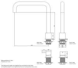 Waterevolution Flow 2-otvorová kuchynská batéria chróm T151H01