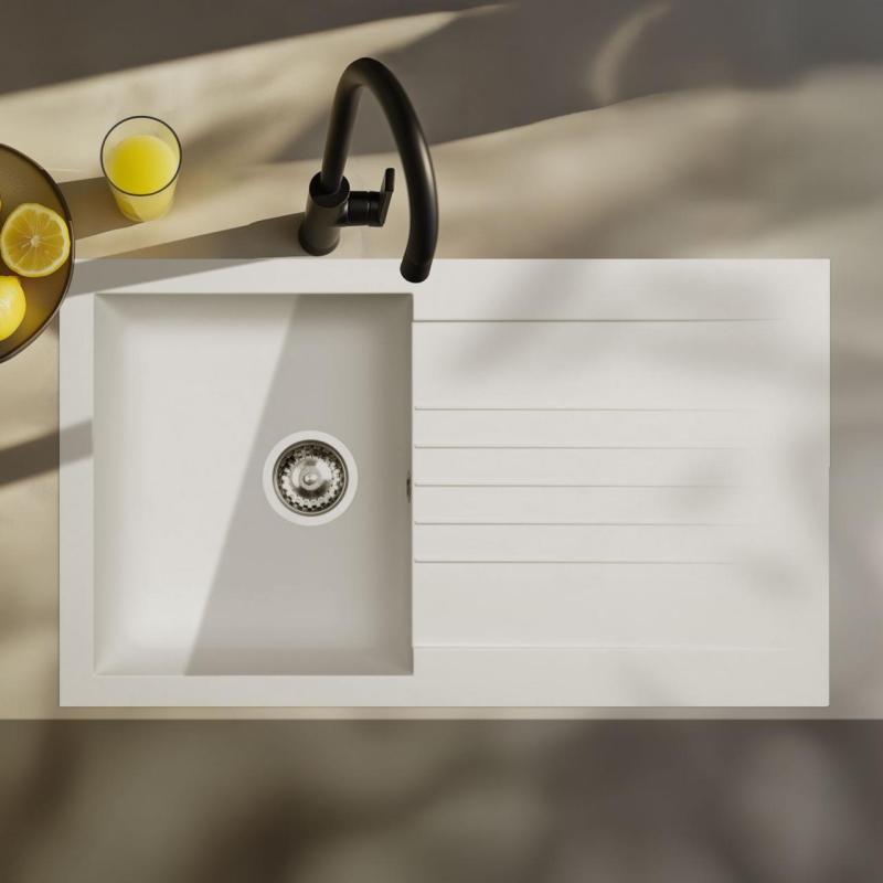 Ausmann Fibre drez biely obojstranný s odkvapkávacou plochou 86x50 cm 1208957673