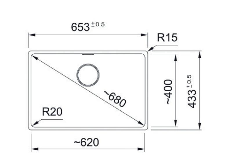 Franke Maris MRG 110-62 Fragranite Onyx umývadlo na podstavci