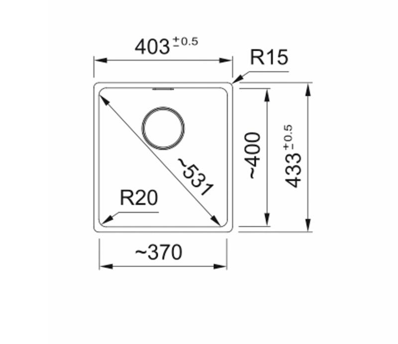 Franke Maris MRG 110-37 Fragranit polárna biela vstavaný drez