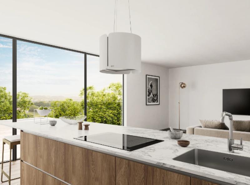 Franke Smart Suspended ostrovná digestor matná biela 42 cm 345.0654.932