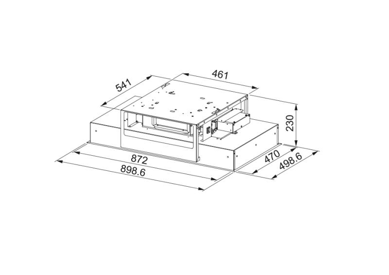 Franke Maris stropná jednotka biely sklenený odsávač pár 90 cm 350.0679.886