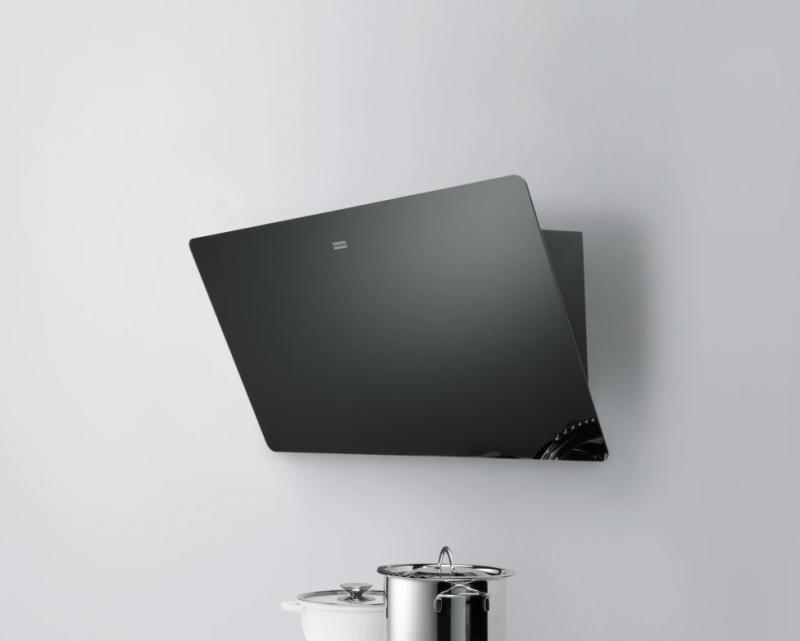 Franke Smart vertikálny čierny sklenený digestor 90 cm 110.0377.734