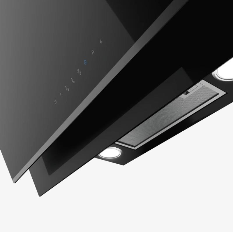 Franke Mythos Air Hub V voľne visiaci čierny digestor 90 cm 330.0679.324